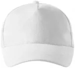 5-delna bombažna kapa, bela