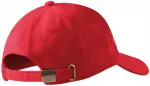 5-delna bombažna kapa, rdeča