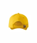 5-delna bombažna kapa, rumena