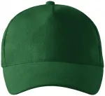 5-delna bombažna kapa, steklenica zelena