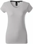 Ekskluzivna ženska majica, srebrno siva
