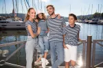 Majica v mornarskem slogu | Ženska mornarska majica | Otroška mornarska majica