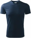 Majica z asimetričnim izrezom, temno modra
