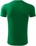 Majica z asimetričnim izrezom, travnato zelena