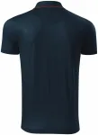 Moška elegantna mercerizirana polo majica, temno modra