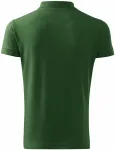 Moška elegantna polo majica, steklenica zelena