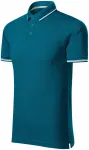 Moška kontra majica polo, petrol blue