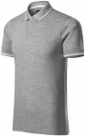 Moška kontra majica polo, temno siv marmor Moška kontra majica polo, temno siv marmor