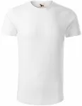 Moška majica iz organskega bombaža, bela