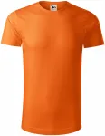 Moška majica iz organskega bombaža, oranžna