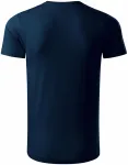 Moška majica iz organskega bombaža, temno modra