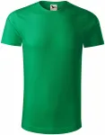Moška majica iz organskega bombaža, travnato zelena