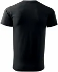 Moška majica s kratkimi rokavi iz bombaža GRS, črna