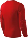 Moška majica z dolgimi rokavi, rdeča