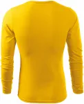 Moška majica z dolgimi rokavi, rumena