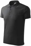 Moška ohlapna polo majica, antracit marmor