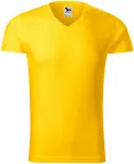 Moška oprijeta majica, rumena
