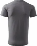 Moška preprosta majica, jekleno siva
