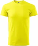 Moška preprosta majica, limonino rumena