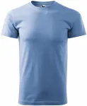 Moška preprosta majica, modro nebo