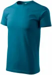 Moška preprosta majica, petrol blue