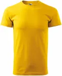 Moška preprosta majica, rumena