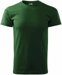 Moška preprosta majica, steklenica zelena