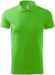 Moška preprosta polo majica, jabolčno zelena