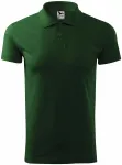 Moška preprosta polo majica, steklenica zelena