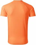 Moška športna majica, neonska mandarina