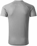 Moška športna majica, temno siv marmor