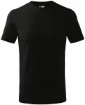 Otroška preprosta majica, črna