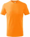 Otroška preprosta majica, mandarina