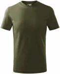 Otroška preprosta majica, military