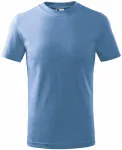 Otroška preprosta majica, modro nebo