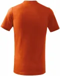 Otroška preprosta majica, oranžna