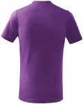 Otroška preprosta majica, vijolična