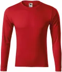 Športna majica z dolgimi rokavi, rdeča