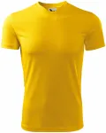 Športna majica za otroke, rumena