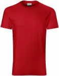 Trpežna moška majica težja, rdeča