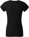 Trpežna ženska majica v težki kategoriji, črna
