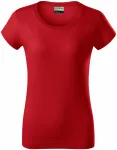 Trpežna ženska majica v težki kategoriji, rdeča