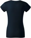 Trpežna ženska majica v težki kategoriji, temno modra