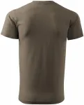 Uniseks majica z večjo težo, army