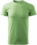 Uniseks majica z večjo težo, grahova zelena