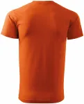 Uniseks majica z večjo težo, oranžna