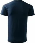 Uniseks majica z večjo težo, temno modra