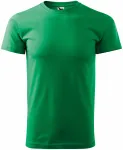 Uniseks majica z večjo težo, travnato zelena