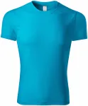 Unisex športna majica, turkizno