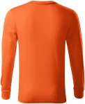 Vzdržljiva moška majica z dolgimi rokavi, oranžna